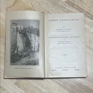 L'Abbé Constantin by Ludovic Halévy - Classic Hardcover First Edition!